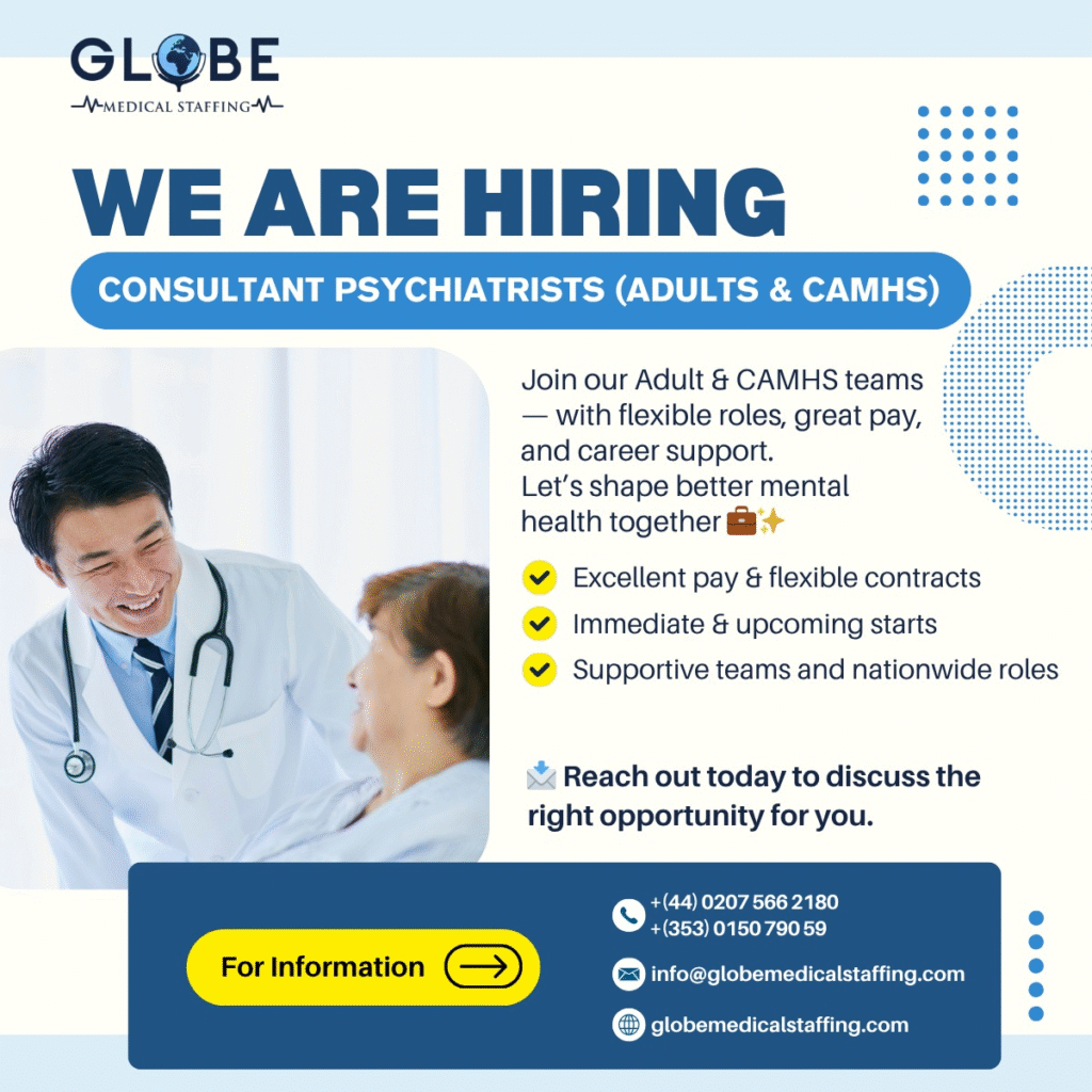 Consultant Psychiatrists (Adults & CAMHS)